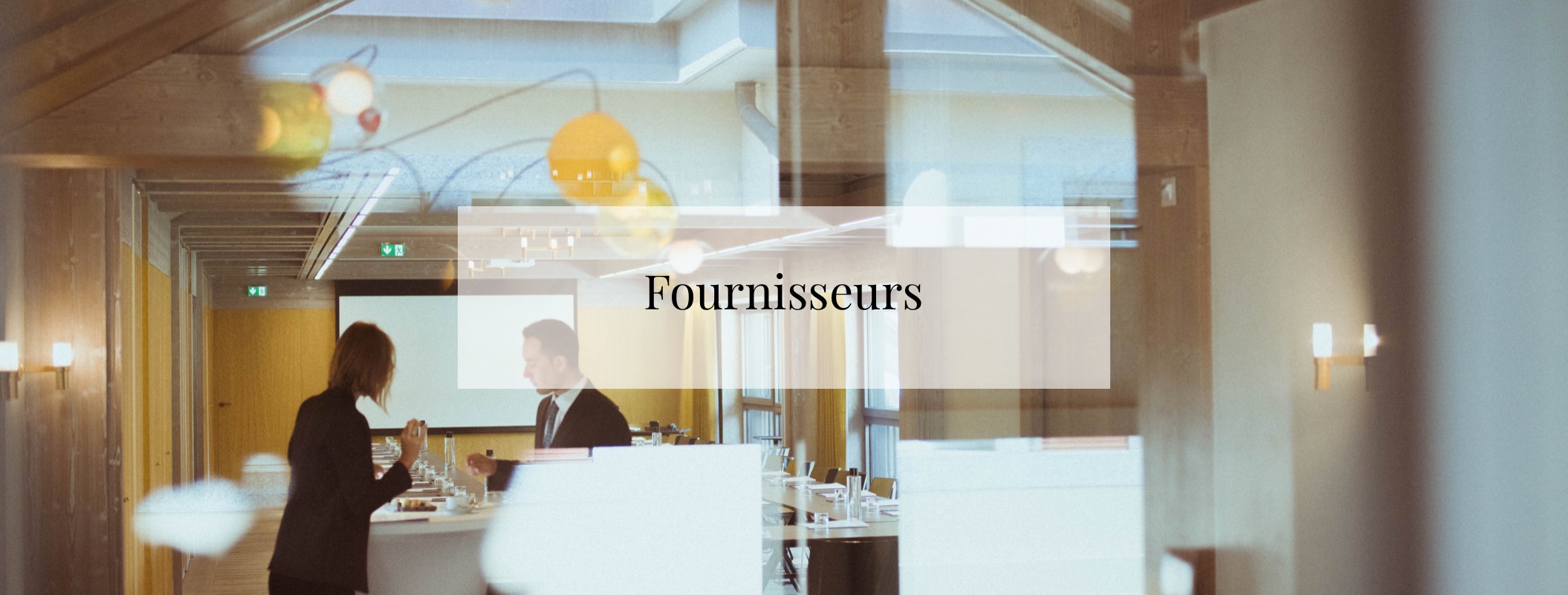 Fournisseurs