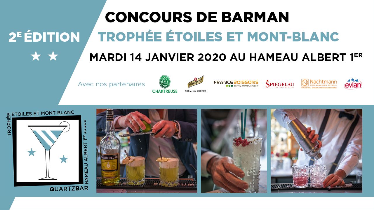 Le Hameau Albert 1er propose son deuxième concours de barman autour de la Chartreuse