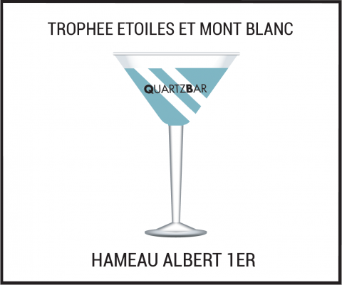 Trophée Quartz Bar Etoiles et Mont Blanc Chamonix