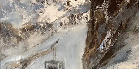 Exhibition of oil paintings on canvas - Altitude – Laurence Gancel