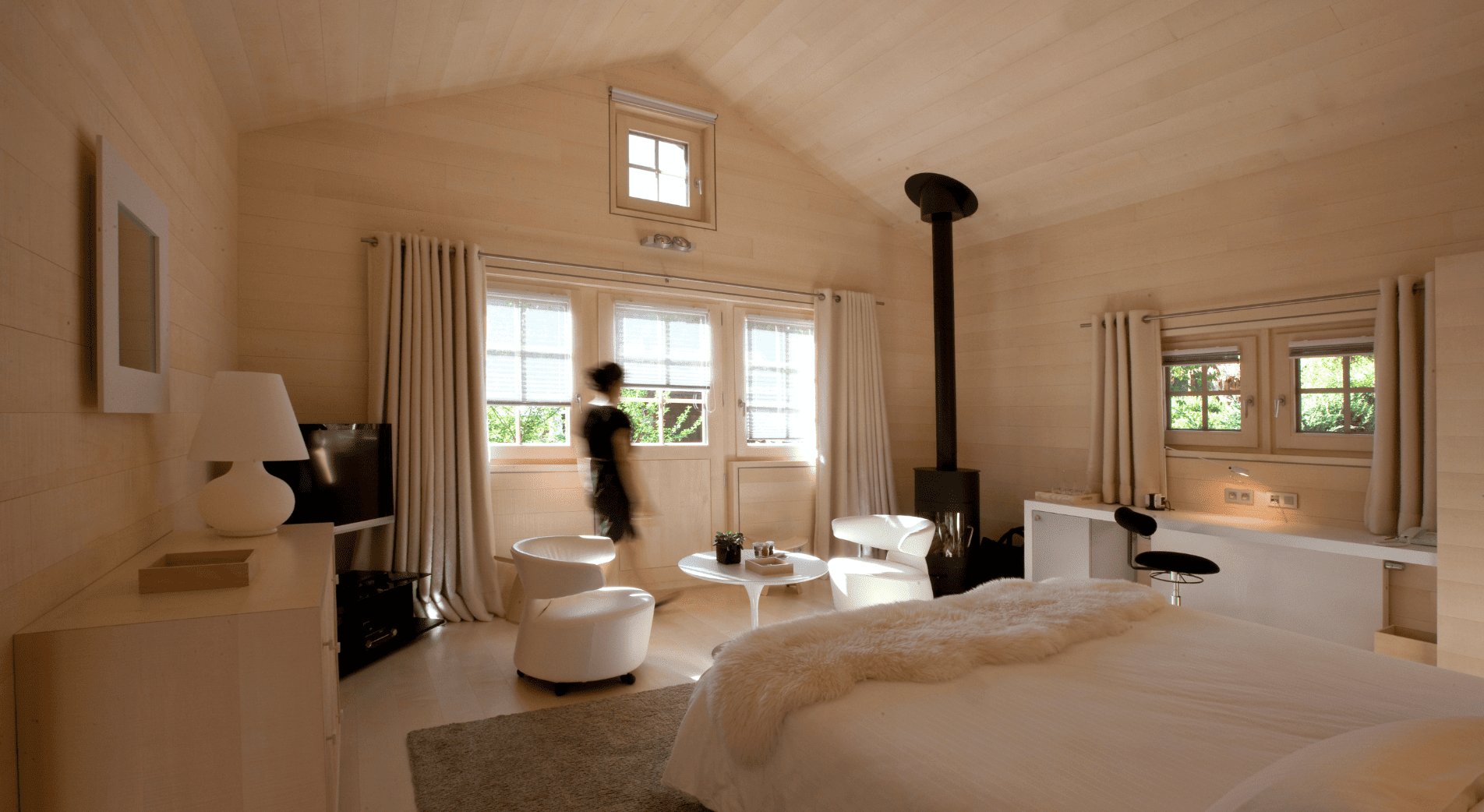 Chambre principale du chalet grépon