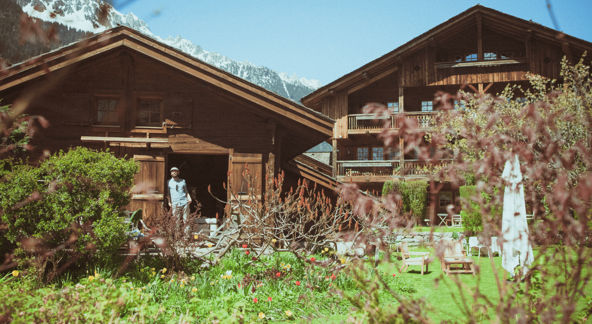 Vue du Chalet Soli depuis l'extérieur
