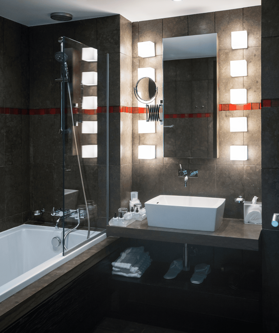 Salle de bain de la chambre classique